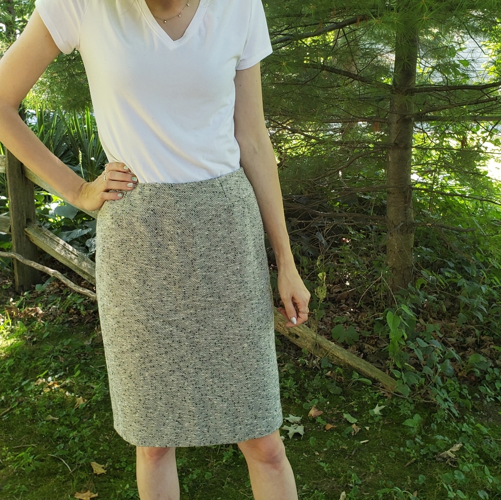 Tweed Pencil Skirt